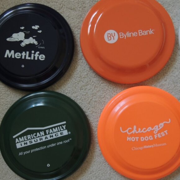 Frisbees Lot of 24 Flying Discs + Spin Jammer Rings - Frisbee Promo Toys - NEW - Picture 8 of 11